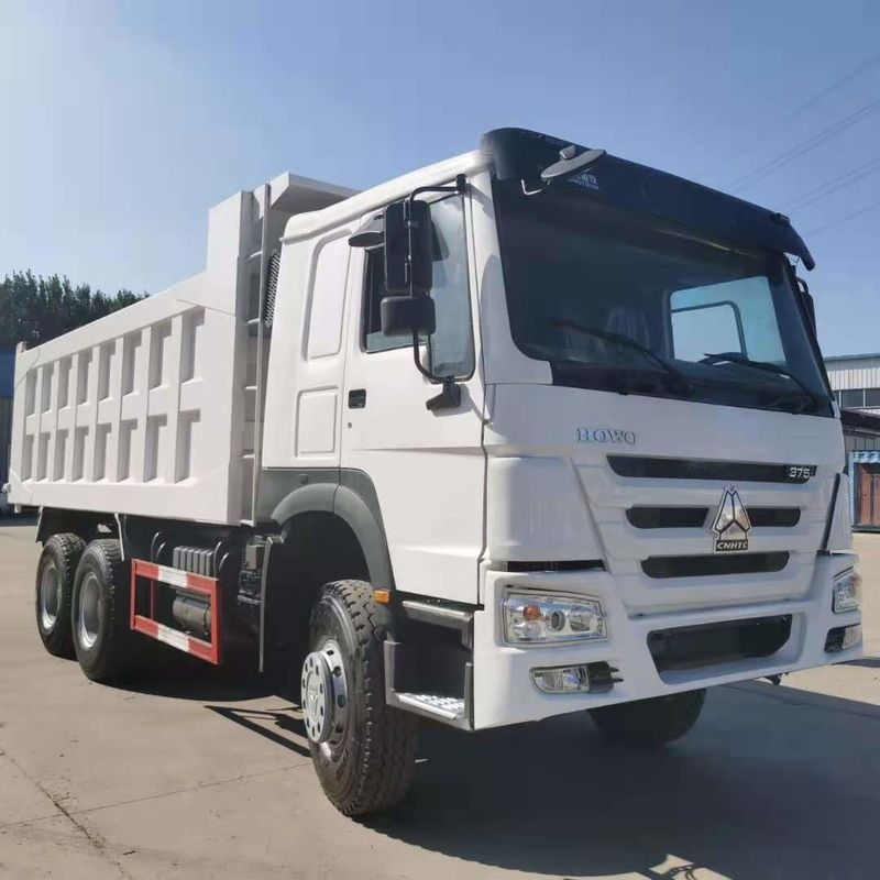 Camión de basura usado Howo 371 375 6x4 Sinotruk Tipper de segunda mano 8x4 A la venta