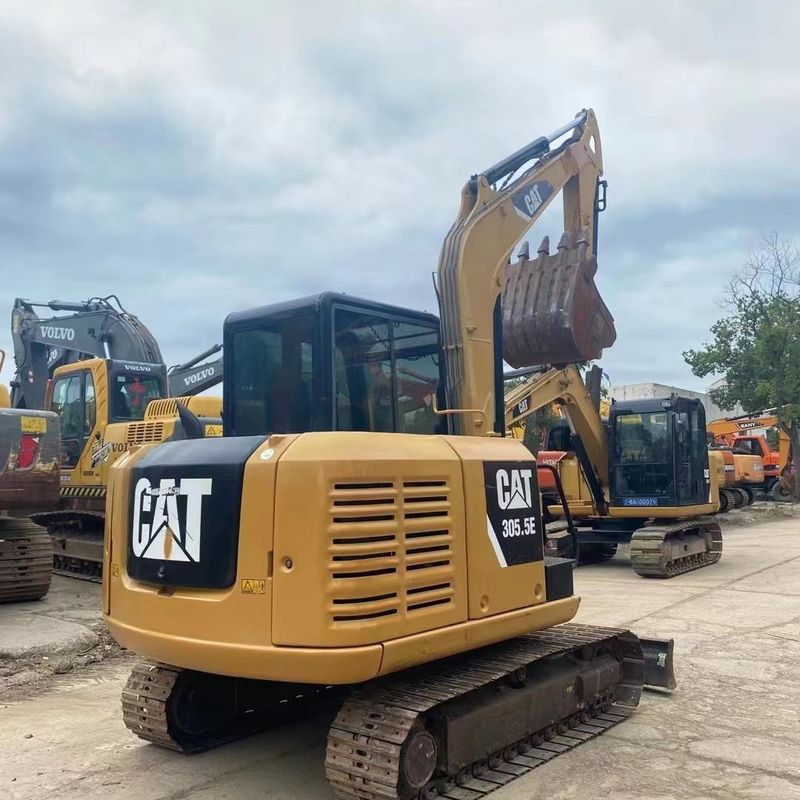 Excavadora Caterpillar usada CAT305.5E excavadora de tipo pequeño de 5 toneladas