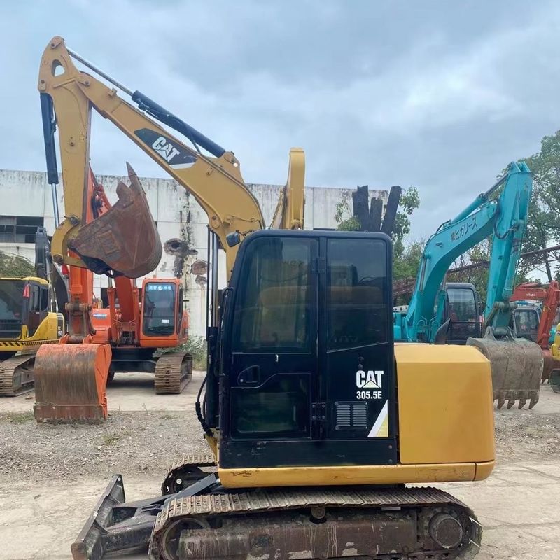 Excavadora Caterpillar usada CAT305.5E excavadora de tipo pequeño de 5 toneladas