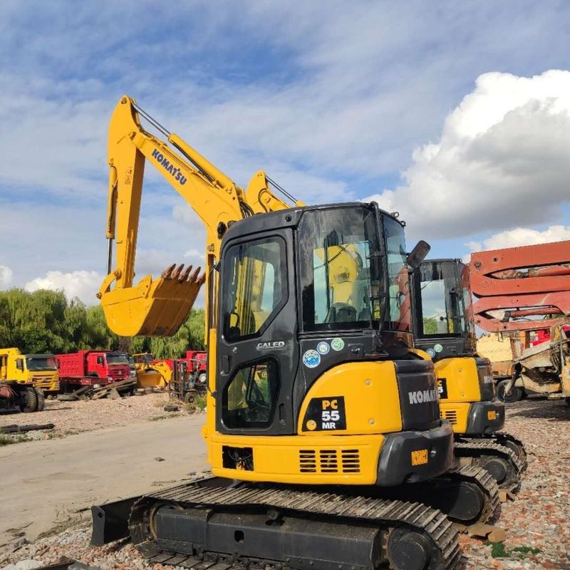Excavadora Komatsu PC55 de segunda mano de 5,5 toneladas Mini Excavadora de tipo pequeño