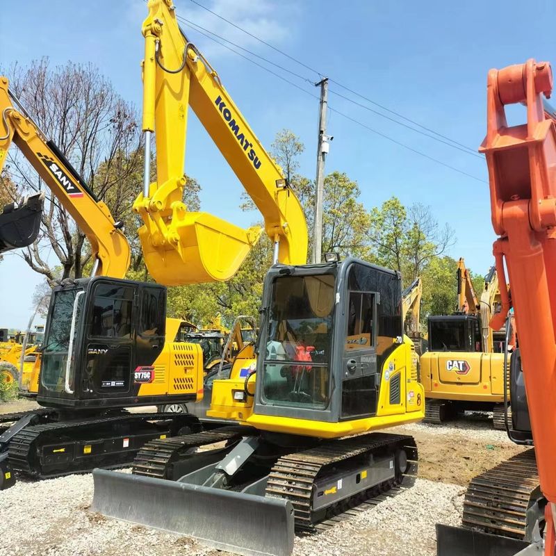 Excavadora Komatsu de segunda mano PC70 Excavadora mini de tipo pequeño de 7 toneladas usada