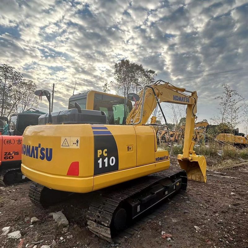 Excavadora Komatsu PC110 de segunda mano de 11 toneladas de tamaño pequeño