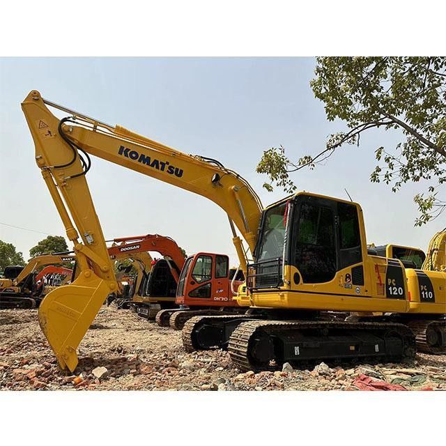 Excavadora Komatsu Digger PC120 de segunda mano de 12 toneladas de tipo pequeño