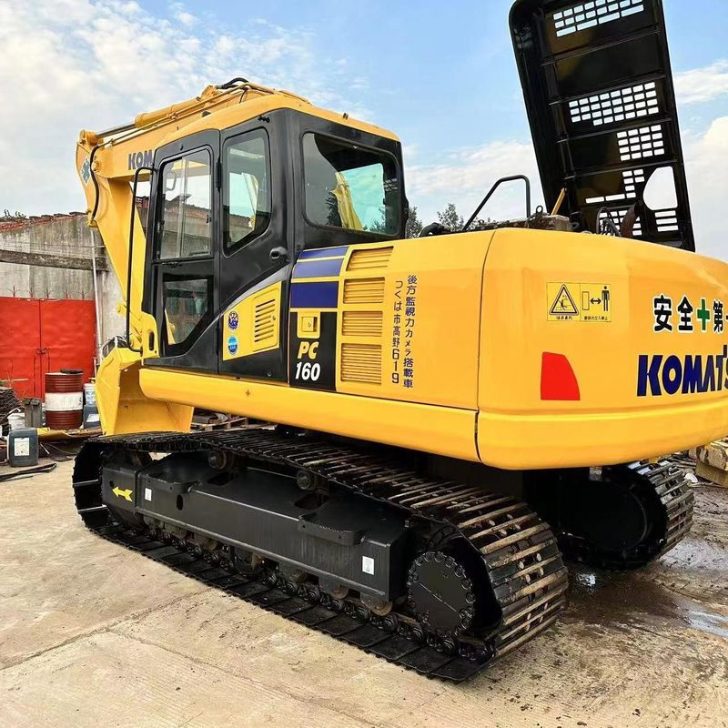 Excavadora Komatsu PC160 de segunda mano de 16 toneladas Excavadora de tipo pequeño