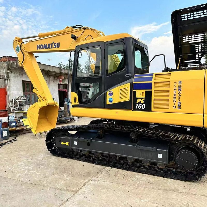 Excavadora Komatsu PC160 de segunda mano de 16 toneladas Excavadora de tipo pequeño