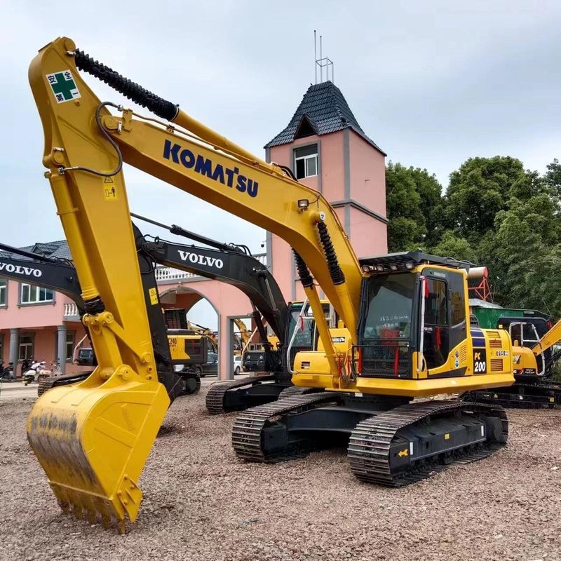 Excavadora Komatsu de segunda mano PC200-8 Excavadora de tipo medio de 20 toneladas usada