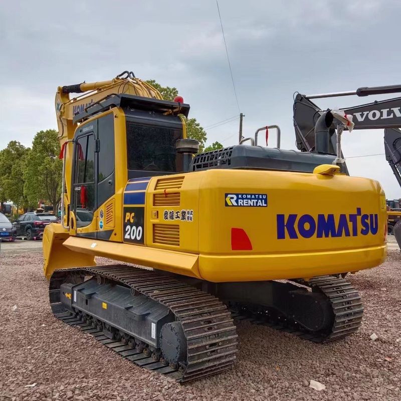 Excavadora Komatsu de segunda mano PC200-8 Excavadora de tipo medio de 20 toneladas usada