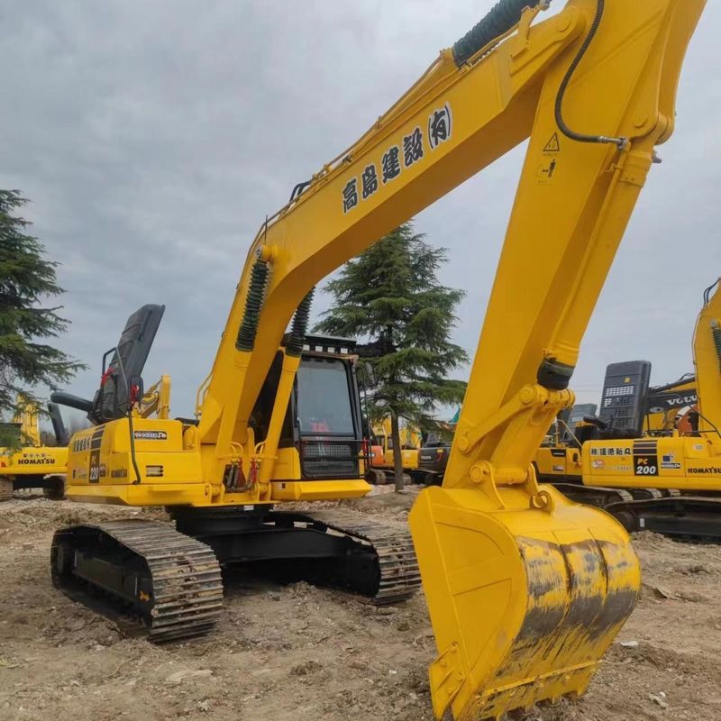Excavadora Komatsu usada PC220-8 de segunda mano de 22 toneladas Excavadora de tipo medio