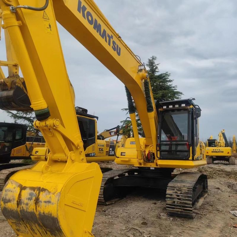 Excavadora Komatsu usada PC220-8 de segunda mano de 22 toneladas Excavadora de tipo medio