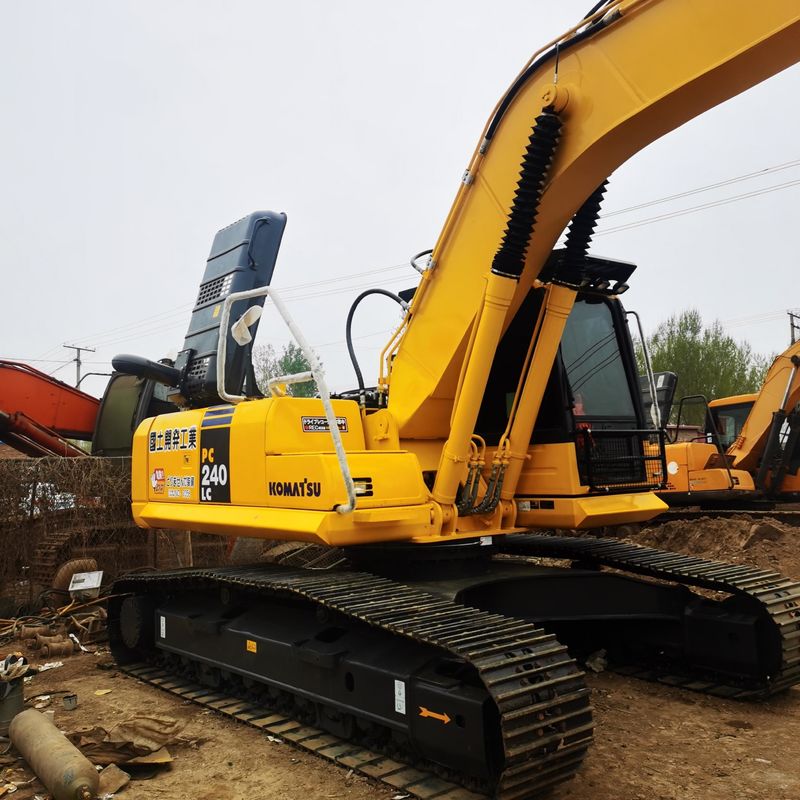 Excavadora Komatsu usada PC240LC de segunda mano de 24 toneladas Excavadora de tipo medio