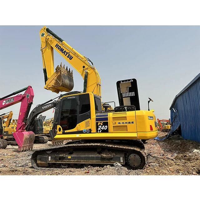 Excavadora Komatsu de segunda mano PC240LC Excavadora de tipo de rastreo de 24 toneladas de uso medio