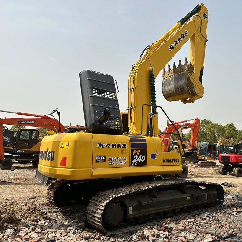 Excavadora Komatsu de segunda mano PC240LC Excavadora de tipo de rastreo de 24 toneladas de uso medio