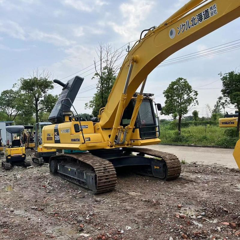 Excavadora Komatsu usada PC350-7 Excavadora usada de tipo grande de 35 toneladas a gran escala