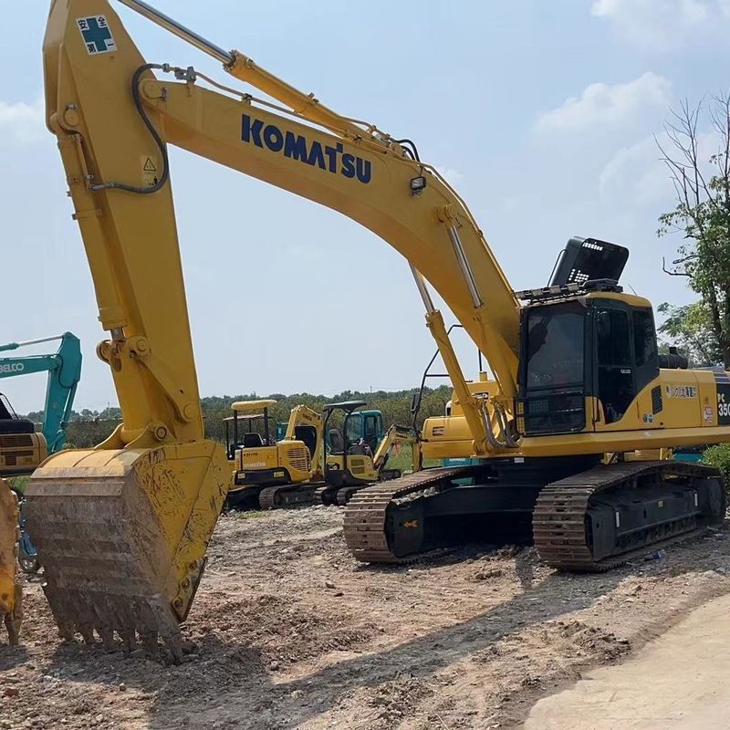 Excavadora Komatsu usada PC350-7 Excavadora usada de tipo grande de 35 toneladas a gran escala