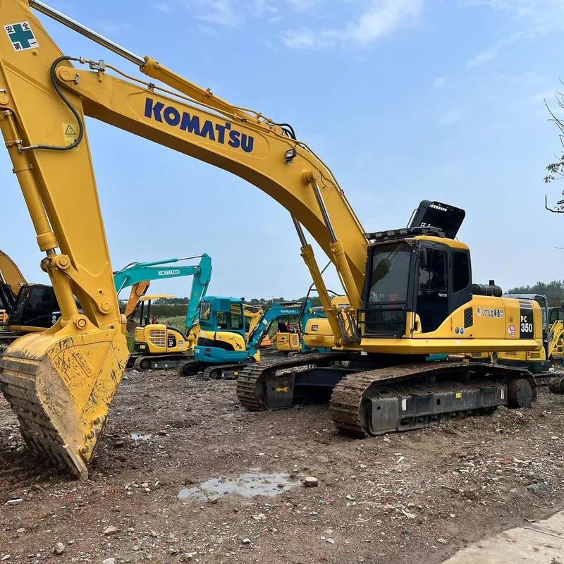 Excavadora Komatsu usada PC350-7 Excavadora usada de tipo grande de 35 toneladas a gran escala