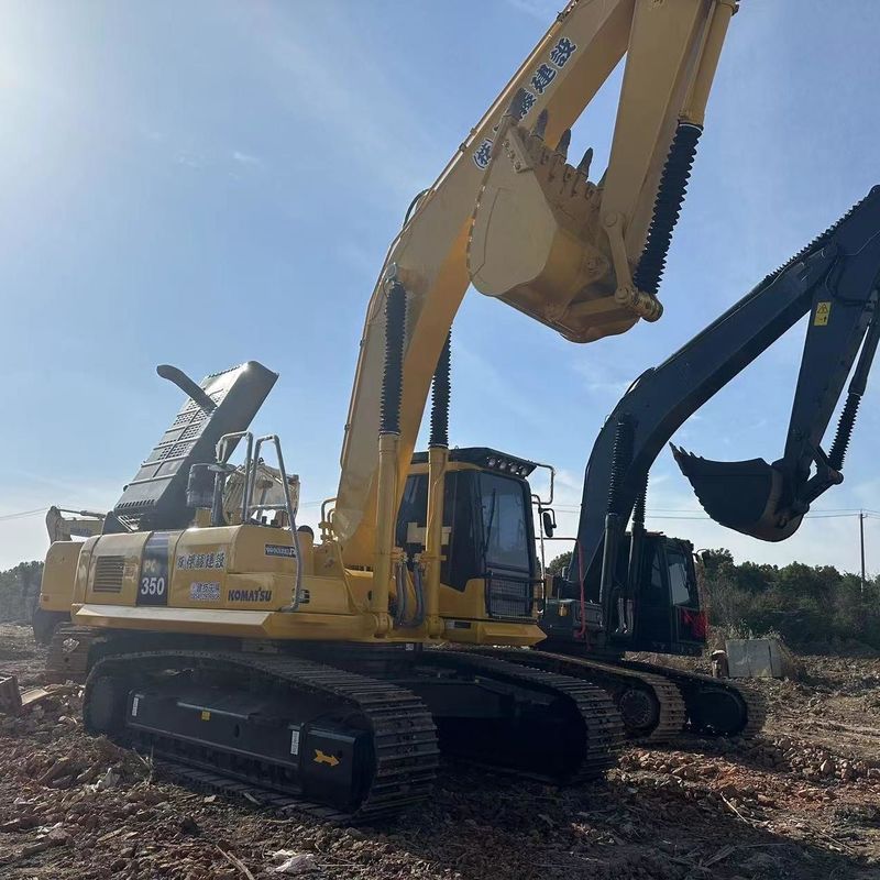Excavadora Komatsu PC350-7 Usada de 35 toneladas Excavadora de tipo grande