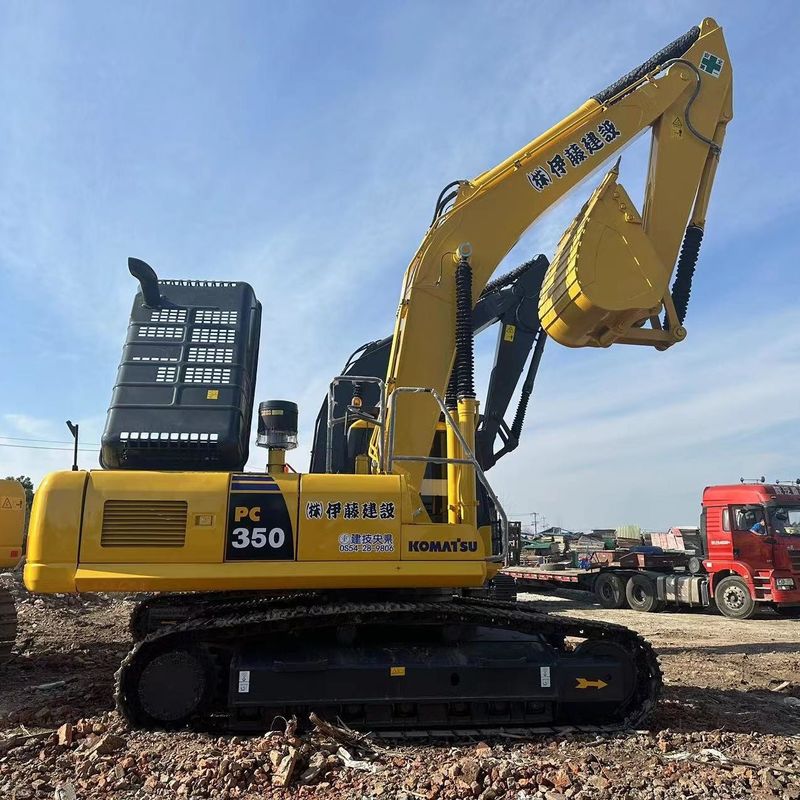Excavadora Komatsu PC350-7 Usada de 35 toneladas Excavadora de tipo grande