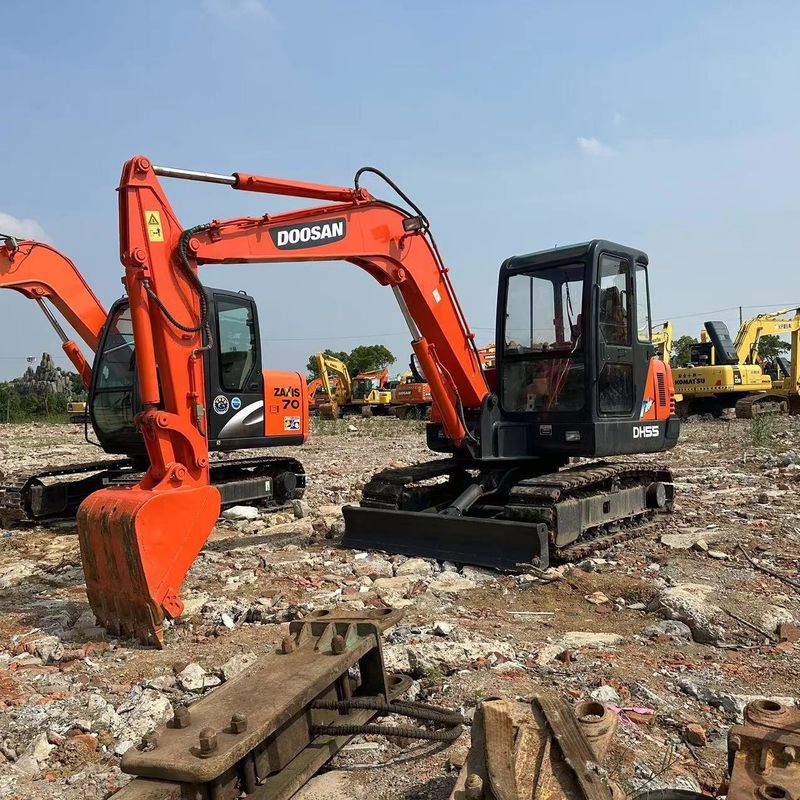 Excavadora mini de tipo pequeño de 5,5 toneladas de segunda mano
