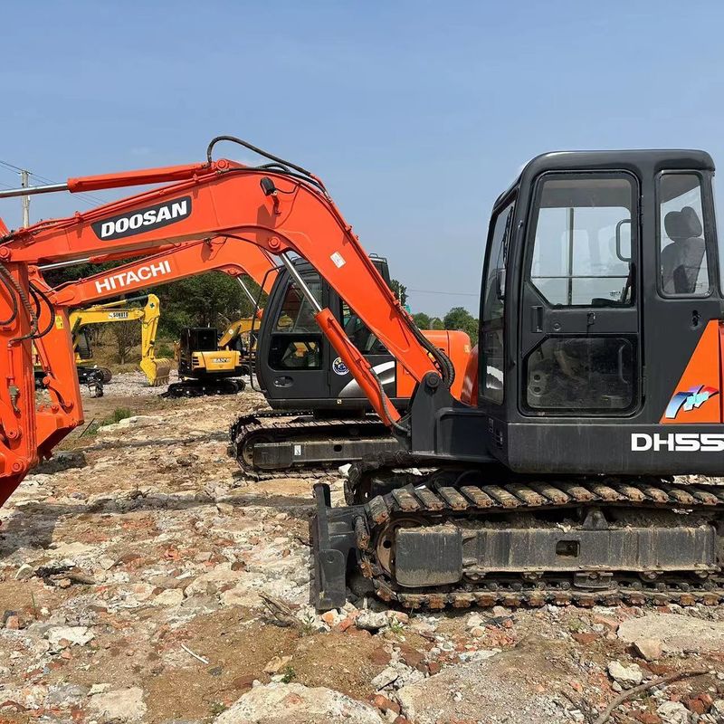 Excavadora mini de tipo pequeño de 5,5 toneladas de segunda mano