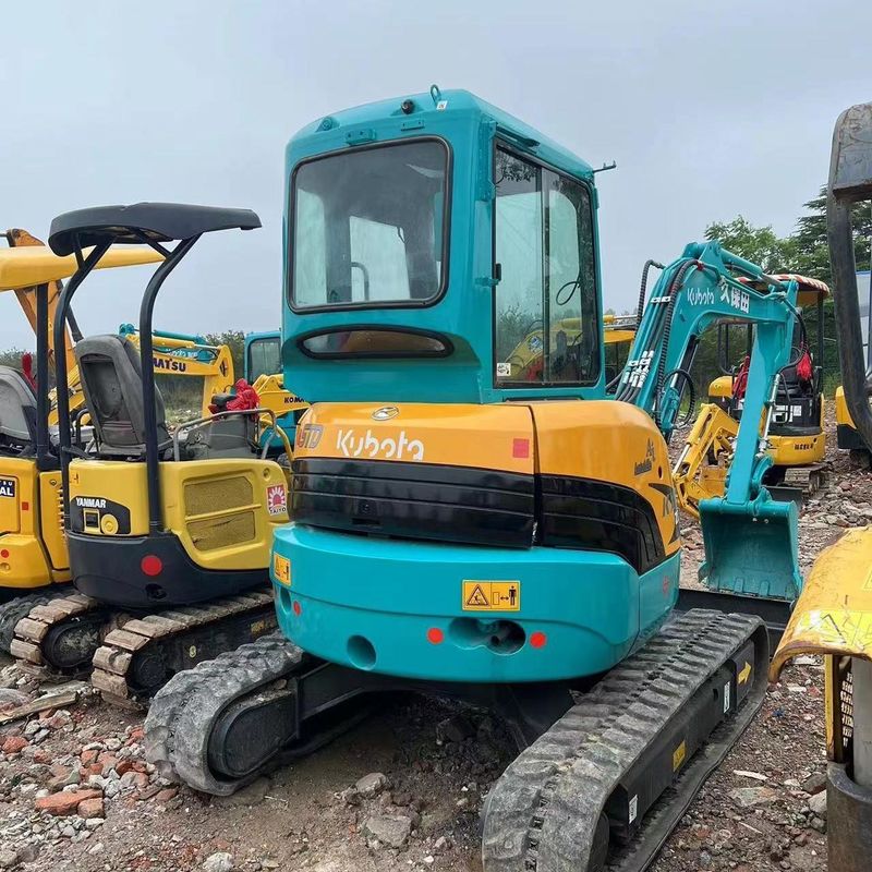 Excavadora mini de tipo pequeño Kubota Digger KX135 de segunda mano de 3,5 toneladas