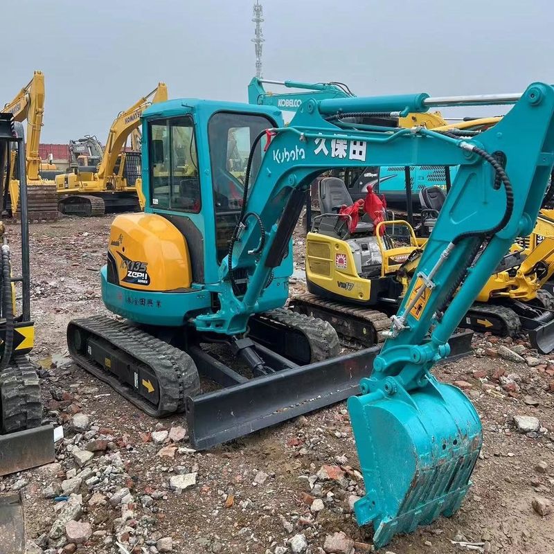 Excavadora mini de tipo pequeño Kubota Digger KX135 de segunda mano de 3,5 toneladas