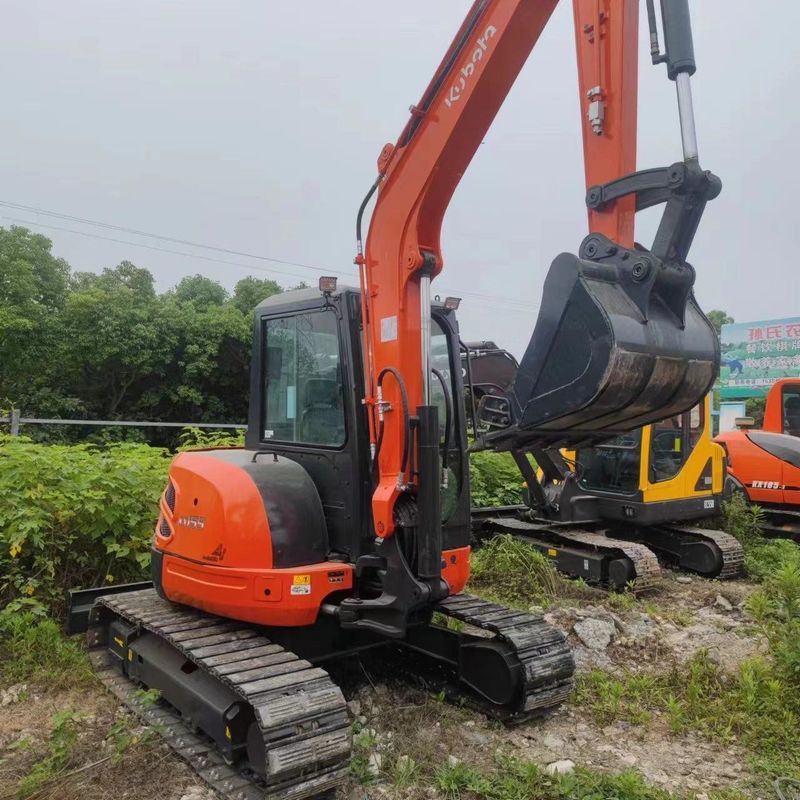 Excavadora mini de tipo pequeño Kubota Digger KX155 de segunda mano de 5,5 toneladas