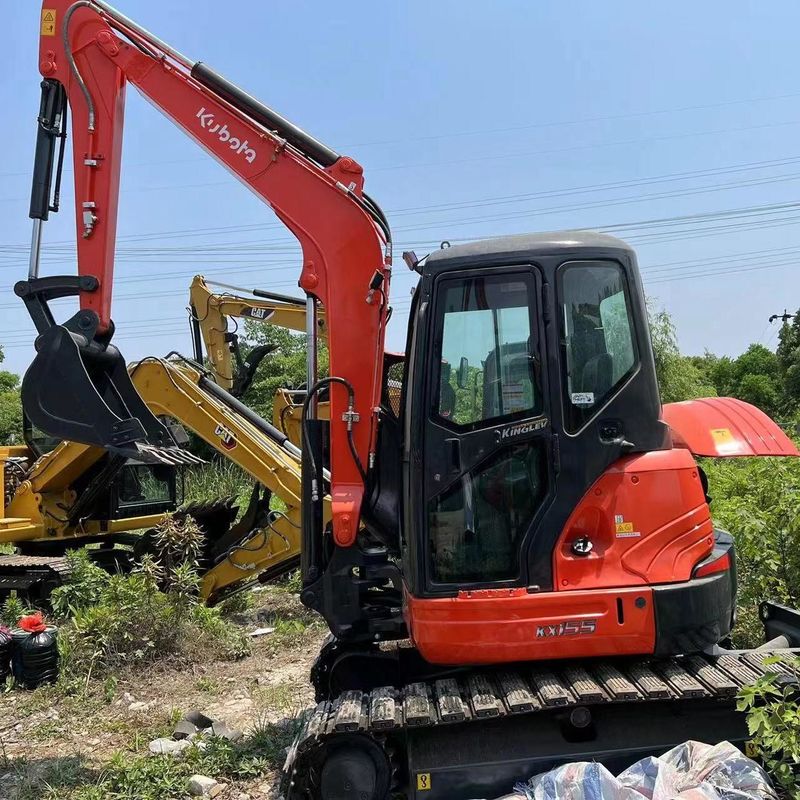 Excavadora mini de tipo pequeño Kubota Digger KX155 de segunda mano de 5,5 toneladas