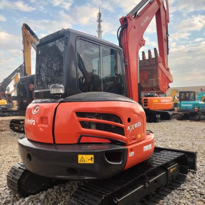 Excavadora mini de tipo pequeño Kubota Digger KX165 de segunda mano de 6,5 toneladas