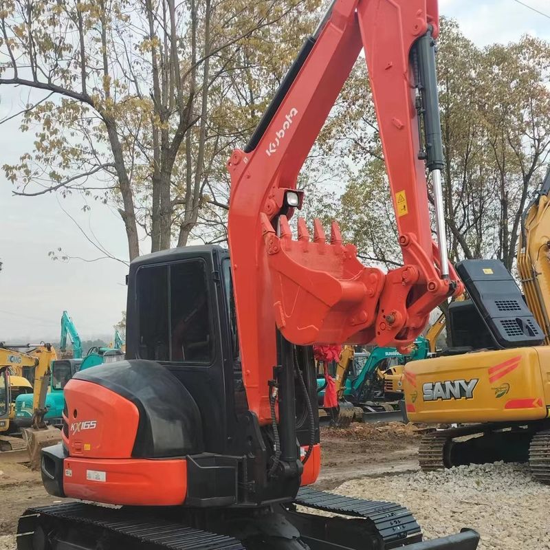 Excavadora mini de tipo pequeño Kubota Digger KX165 de segunda mano de 6,5 toneladas