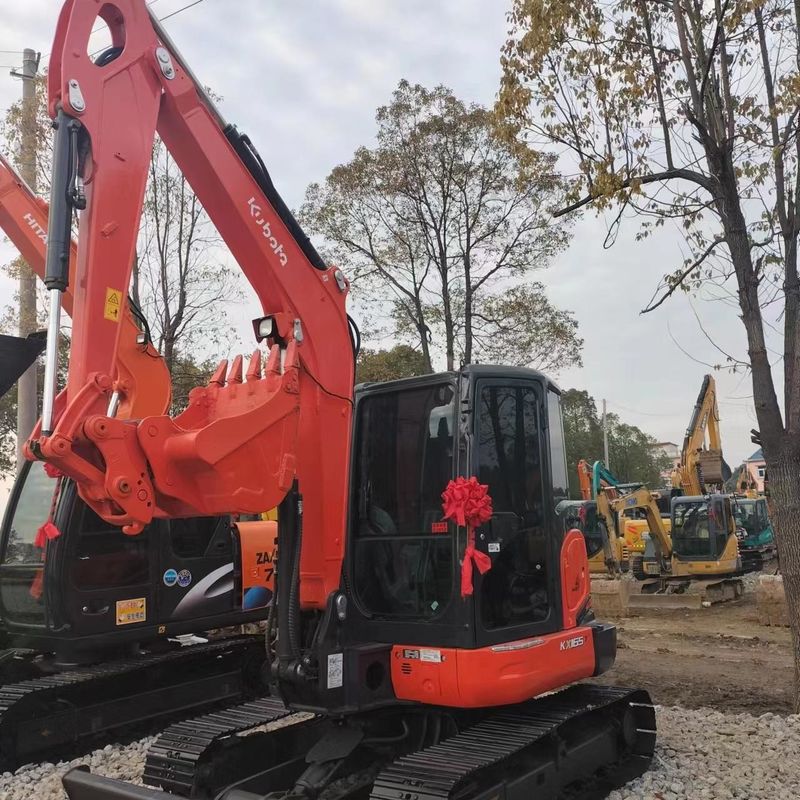 Excavadora mini de tipo pequeño Kubota Digger KX165 de segunda mano de 6,5 toneladas