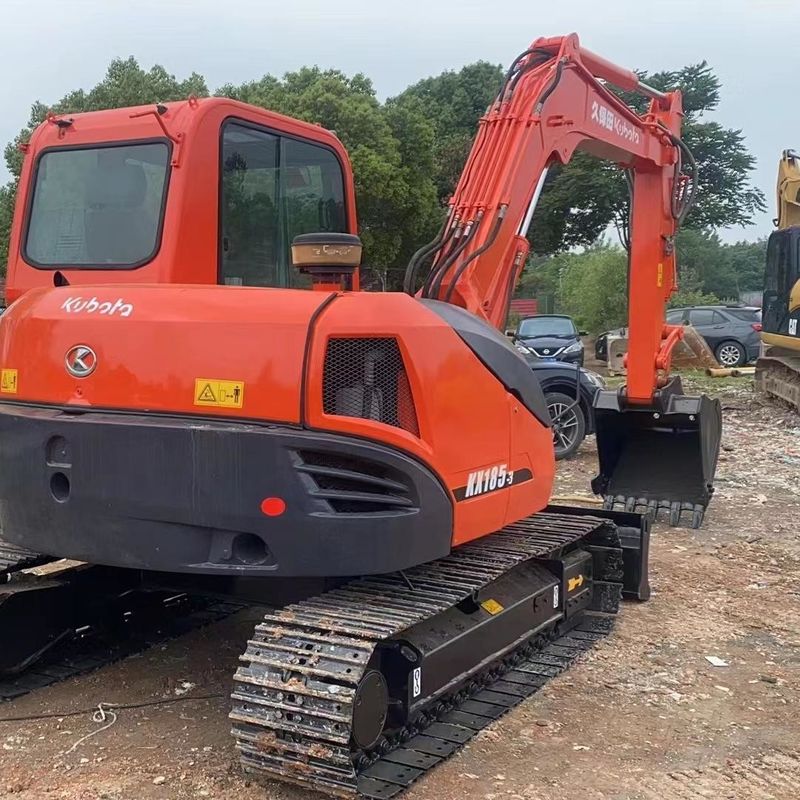 Excavadora mini de tipo pequeño Kubota Digger KX185 de segunda mano de 8,5 toneladas