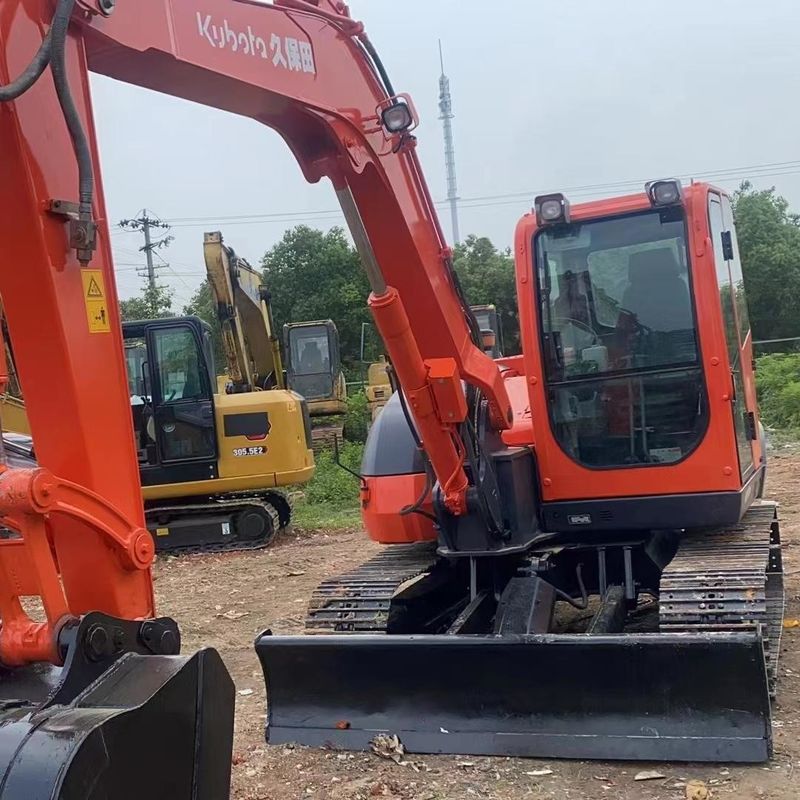 Excavadora mini de tipo pequeño Kubota Digger KX185 de segunda mano de 8,5 toneladas