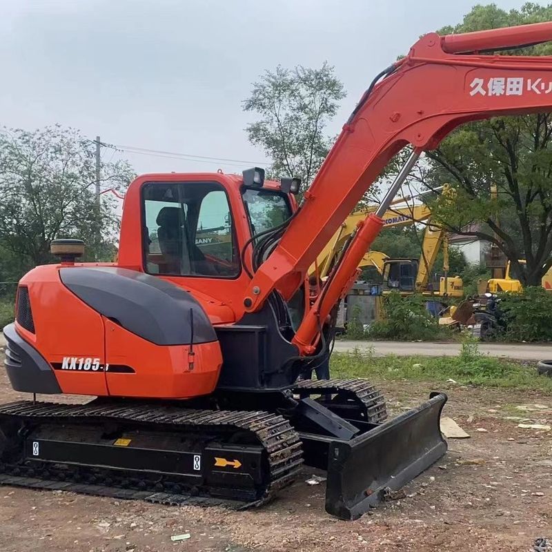 Excavadora mini de tipo pequeño Kubota Digger KX185 de segunda mano de 8,5 toneladas