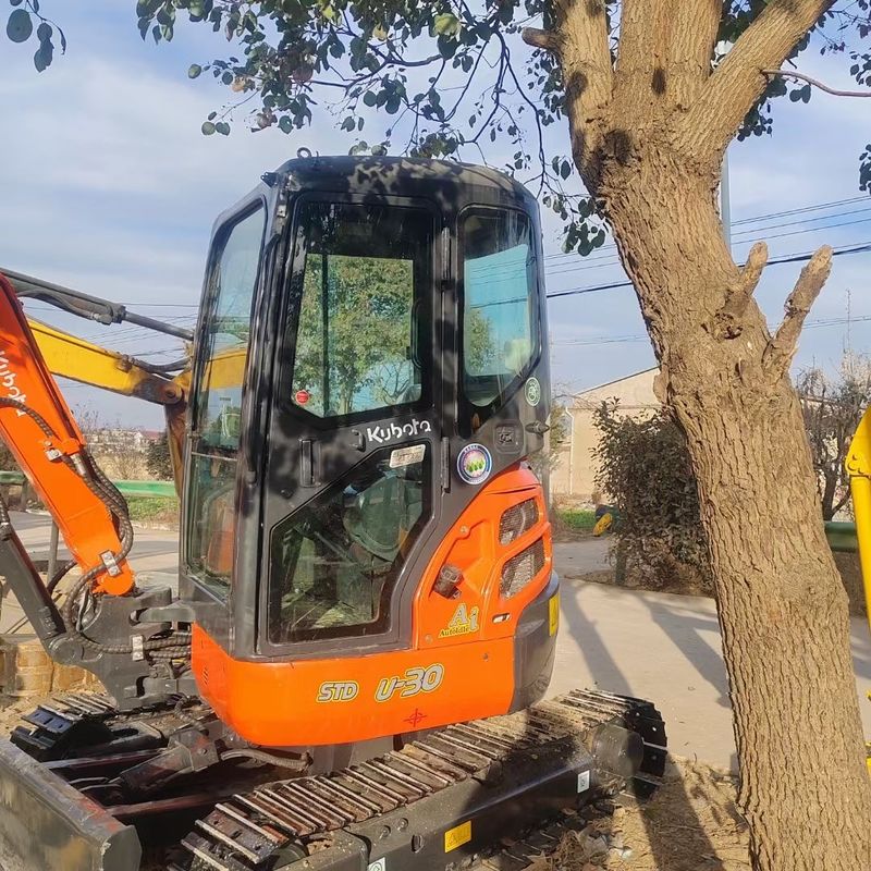 Excavadora mini de tipo pequeño de 3 toneladas usada Kubota Digger U30