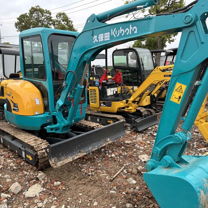 Excavadora mini de tipo pequeño de 3,5 toneladas de segunda mano Kubota Digger U35