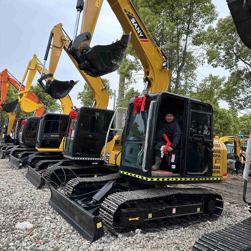 Excavadora SANY Digger SY95C de segunda mano de 9.5 toneladas de tamaño pequeño