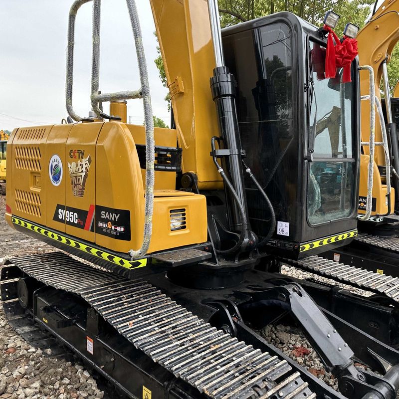 Excavadora SANY Digger SY95C de segunda mano de 9.5 toneladas de tamaño pequeño