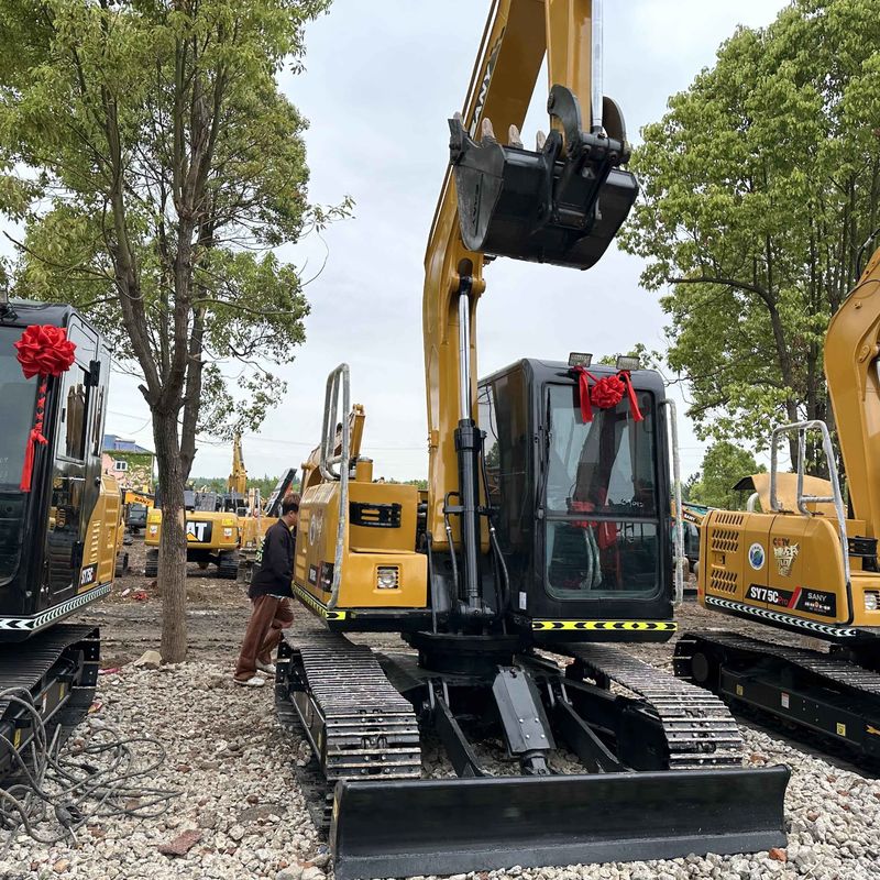 Excavadora SANY Digger SY95C de segunda mano de 9.5 toneladas de tamaño pequeño