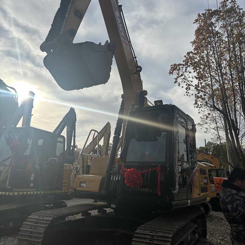 Usado SANY Digger SY135C de segunda mano 13.5 en excavadora de tipo pequeño Mini Crawler