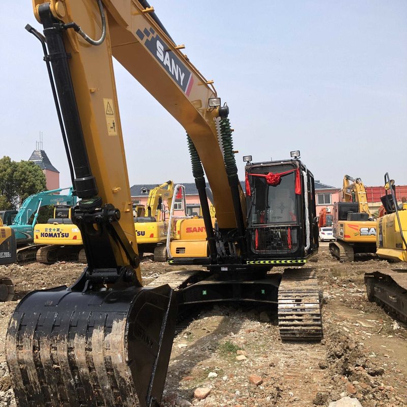Usado SANY Digger SY215C de segunda mano 21.5 en excavadora de tipo medio