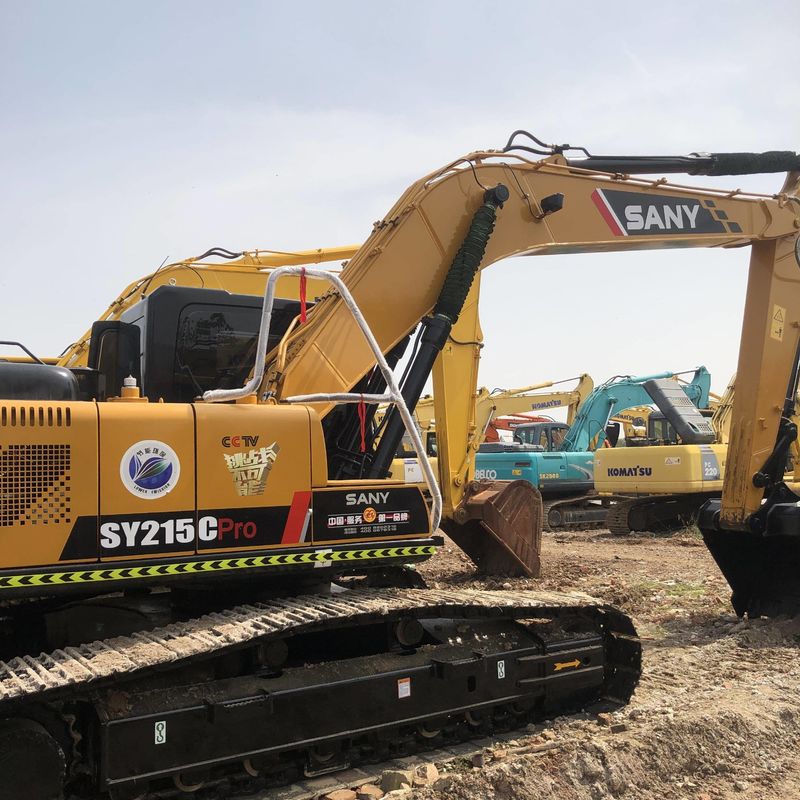 Usado SANY Digger SY215C de segunda mano 21.5 en excavadora de tipo medio