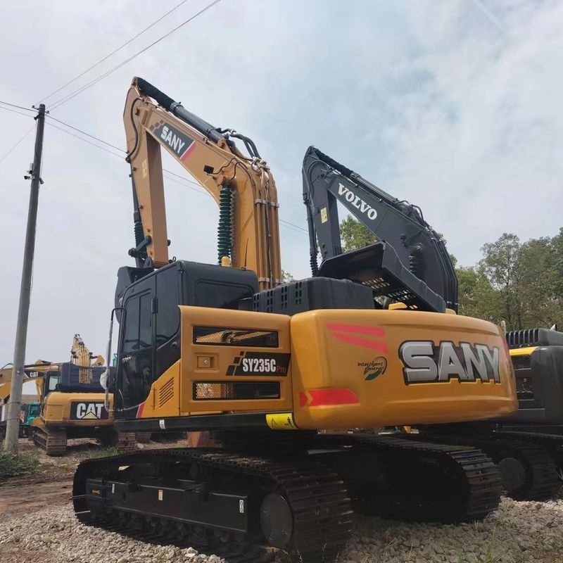 Usado SANY Digger SY235C de segunda mano 23.5 en una excavadora de tipo medio