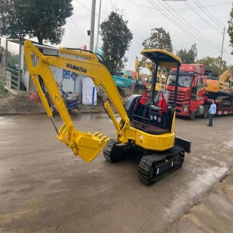 Excavadora Komatsu de segunda mano PC35 Excavadora Mini Crawler de 3,5 toneladas de tamaño pequeño
