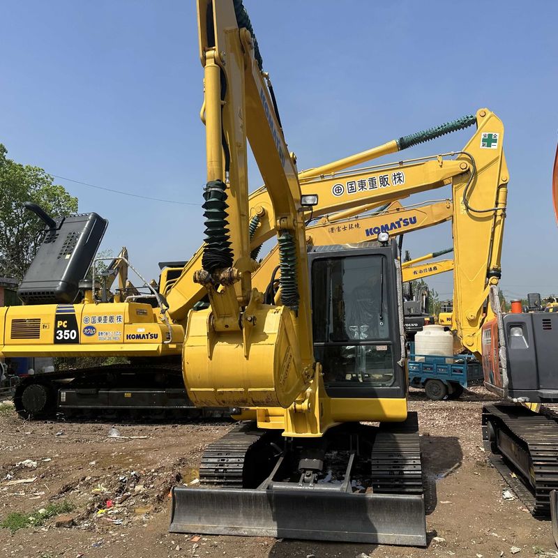 Excavadora Komatsu usada PC56-7 de segunda mano de 5,3 toneladas Mini Excavadora de tipo pequeño