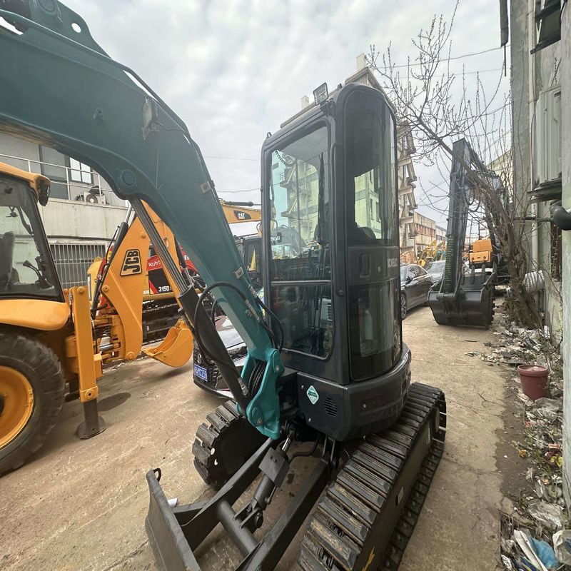 Excavadora mini de tipo pequeño de 3,5 toneladas de segunda mano