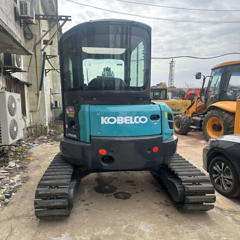 Excavadora mini de tipo pequeño de 3,5 toneladas de segunda mano