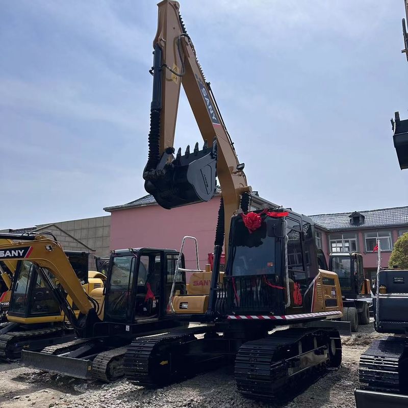 Usado SANY Digger SY155C de segunda mano 15.5 en excavadora de tipo medio