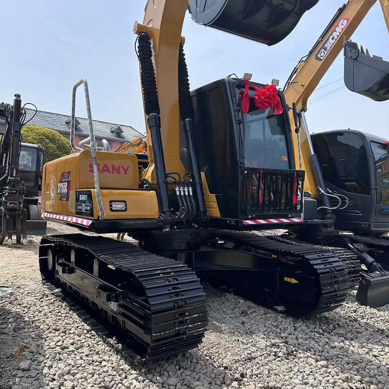 Usado SANY Digger SY155C de segunda mano 15.5 en excavadora de tipo medio