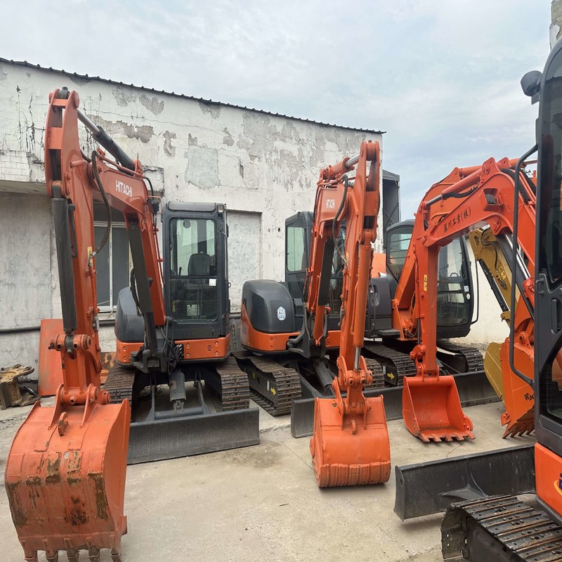 Excavadora de 5 toneladas Mini Hitachi ZX50U 29.8kw con un cubo de 0.17m3