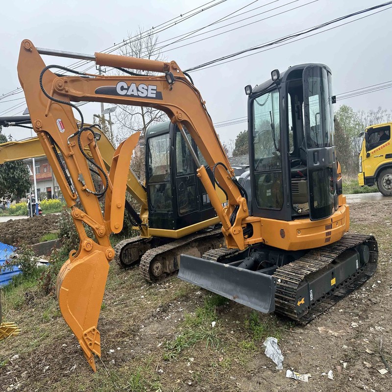 Mini CASE CX55B Excavadora de segunda mano Hidráulica 5 toneladas 12000 libras 30.2kw tanque de combustible 53L